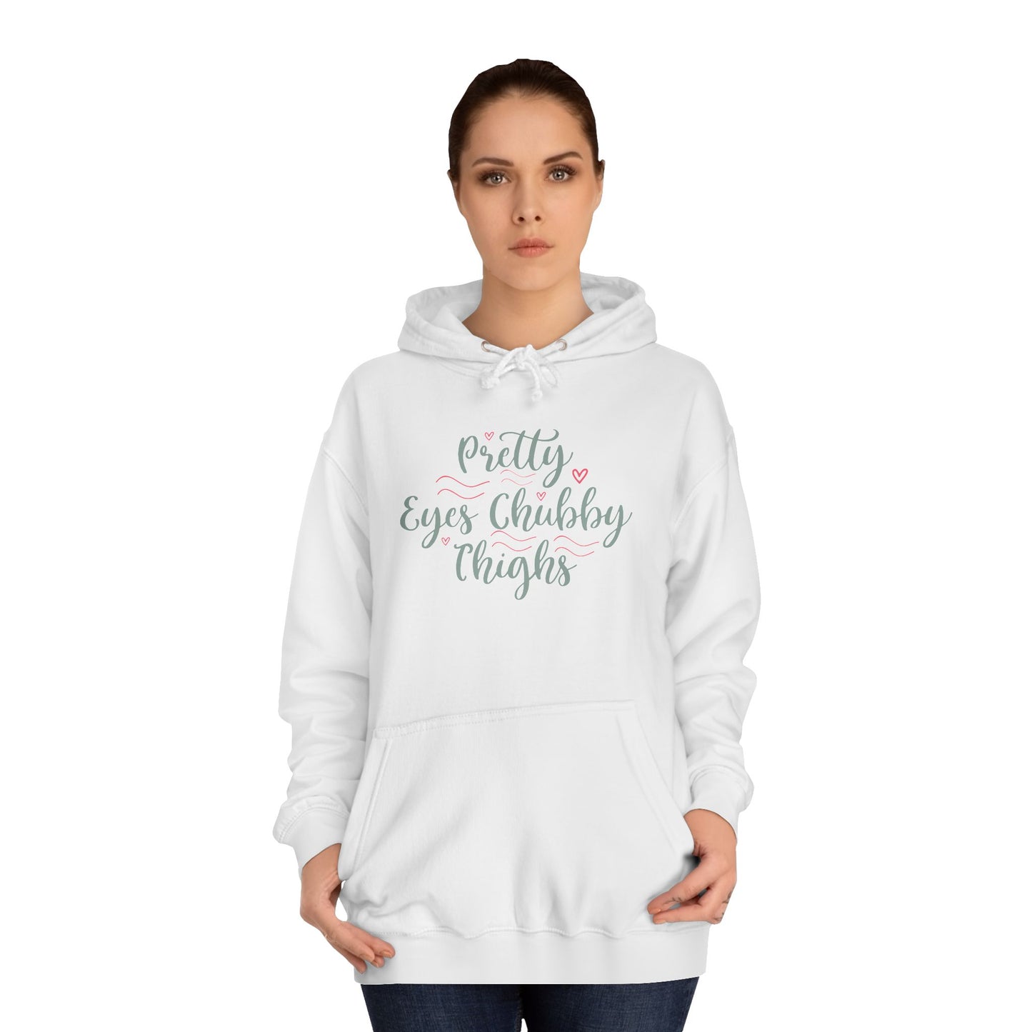 Chubby Chicks College Hoodie