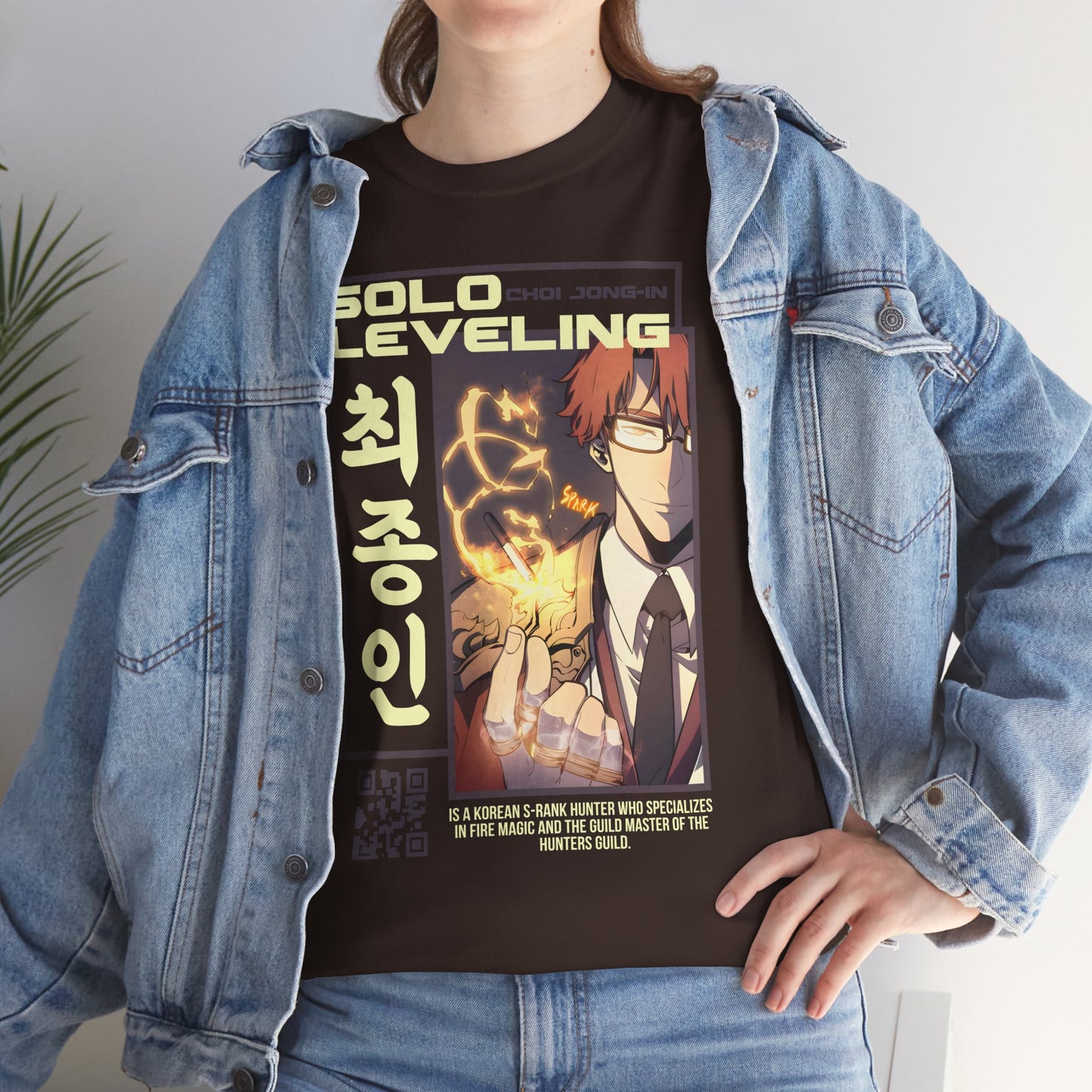 Solo Leveling Graphic Tee - Unisex Heavy Cotton T-Shirt