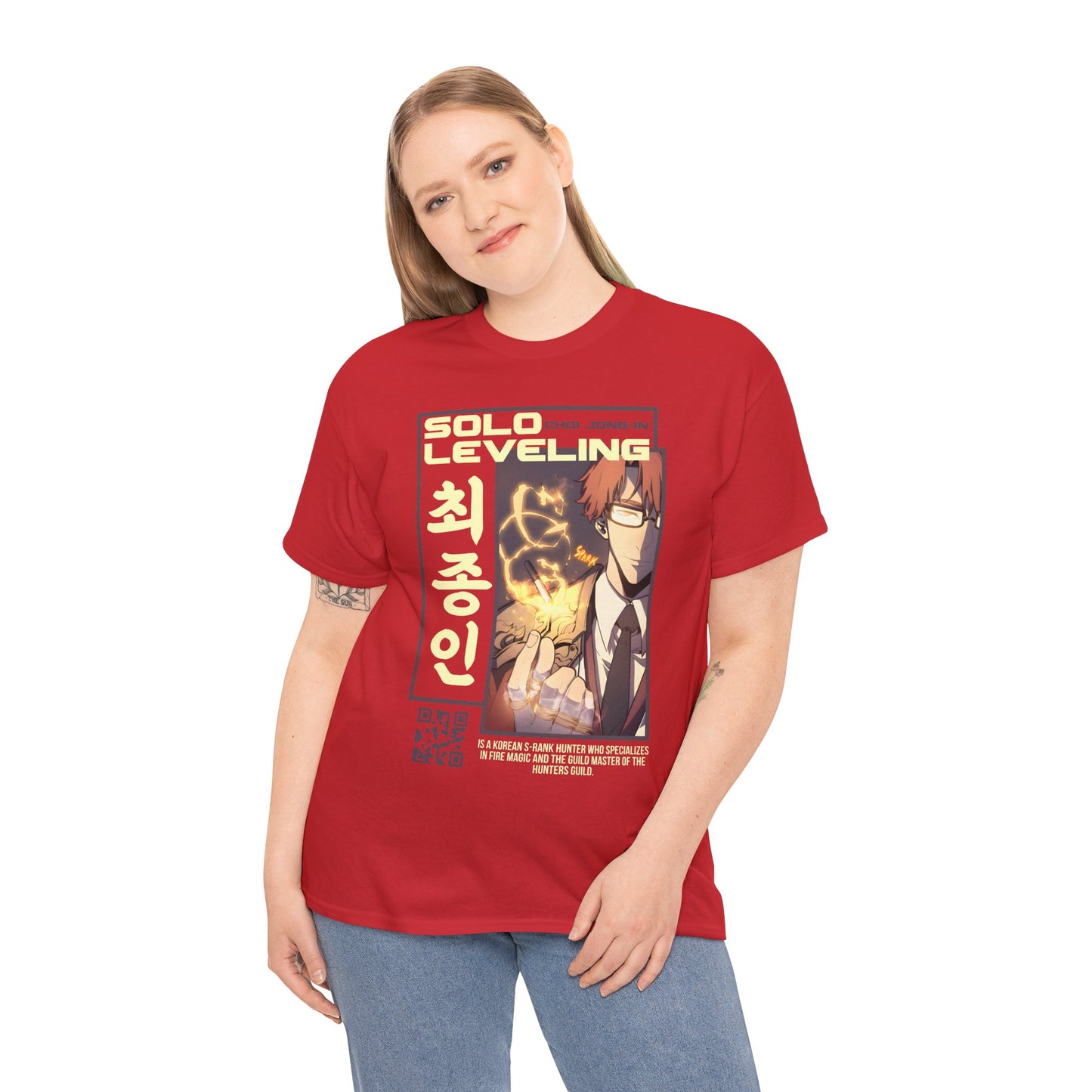 Solo Leveling Graphic Tee - Unisex Heavy Cotton T-Shirt