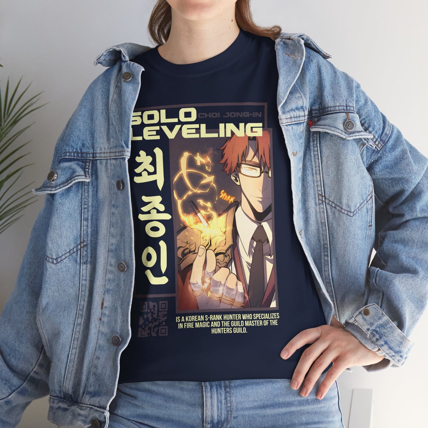 Solo Leveling Graphic Tee - Unisex Heavy Cotton T-Shirt
