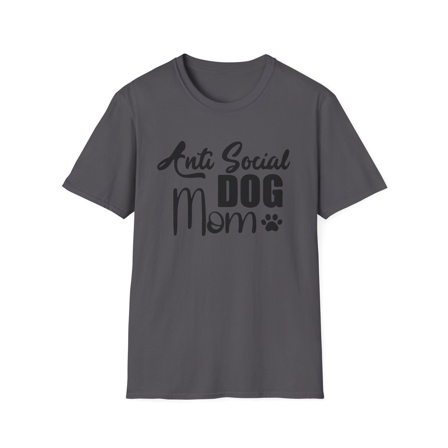 Anti-Social Dog Mom Women Softstyle T-Shirt