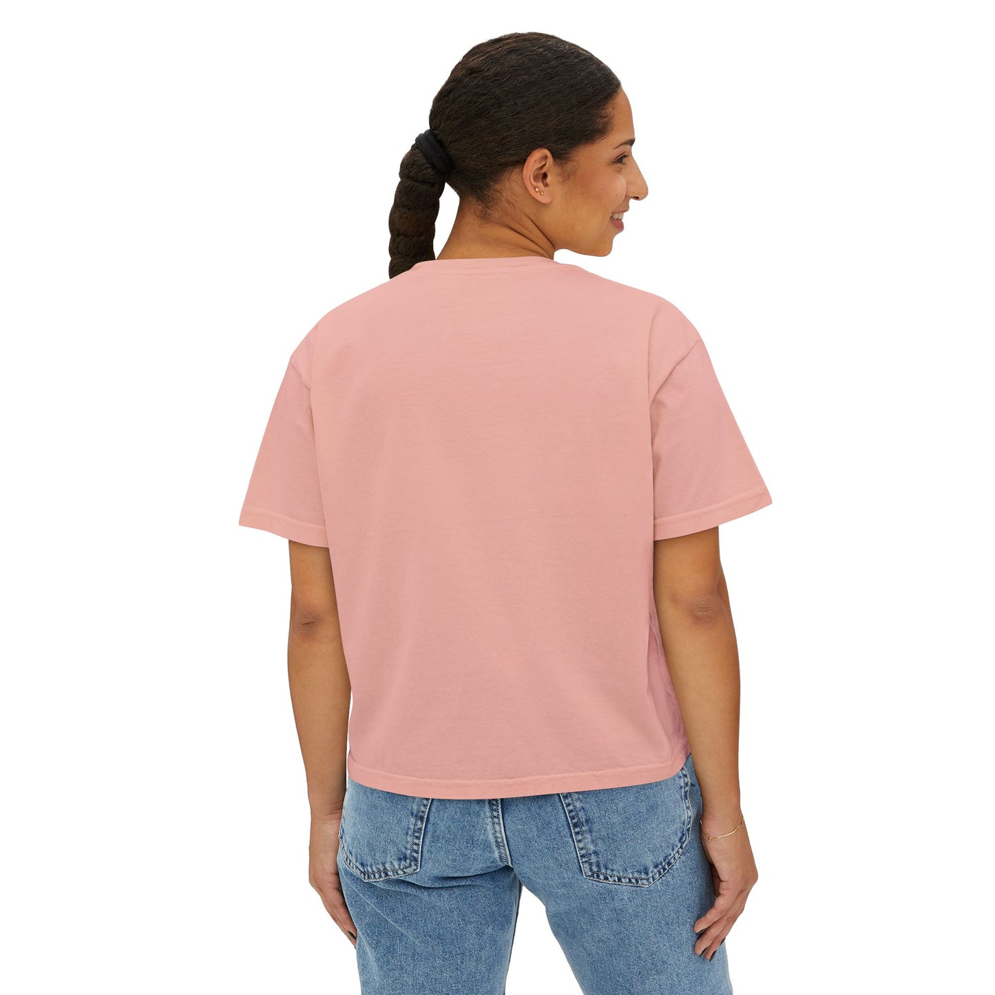 Dog Mother Coffee Lover Boxy Tee - Perfect Gift for Pet Moms