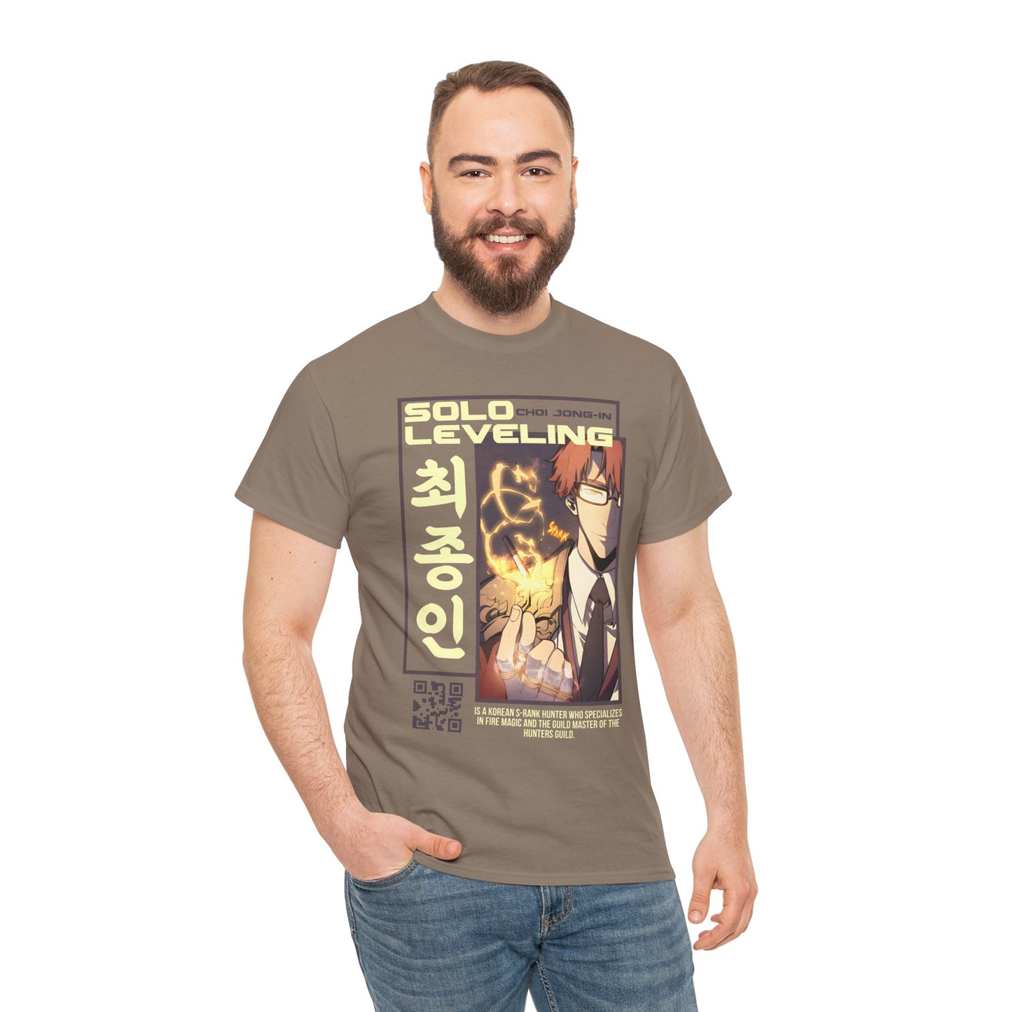 Solo Leveling Graphic Tee - Unisex Heavy Cotton T-Shirt