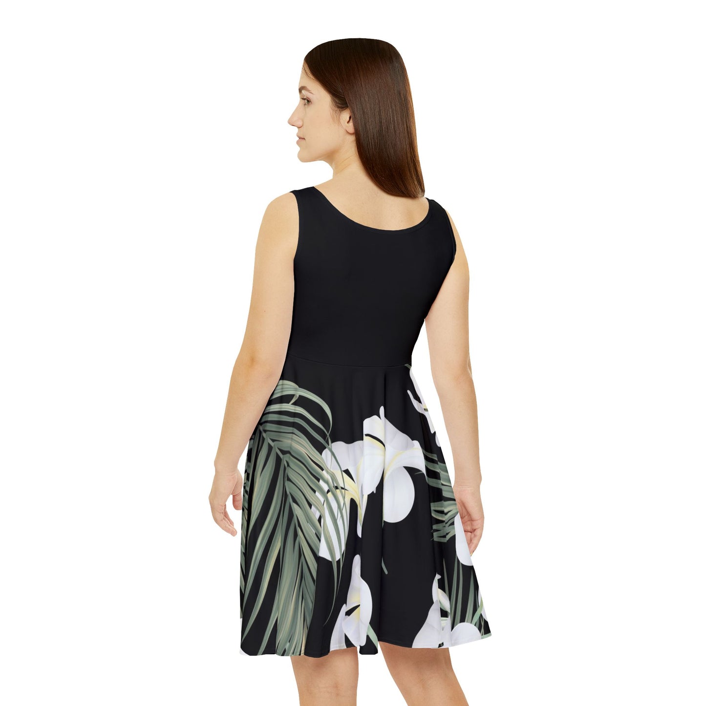 Floral Pattern Skater Dress