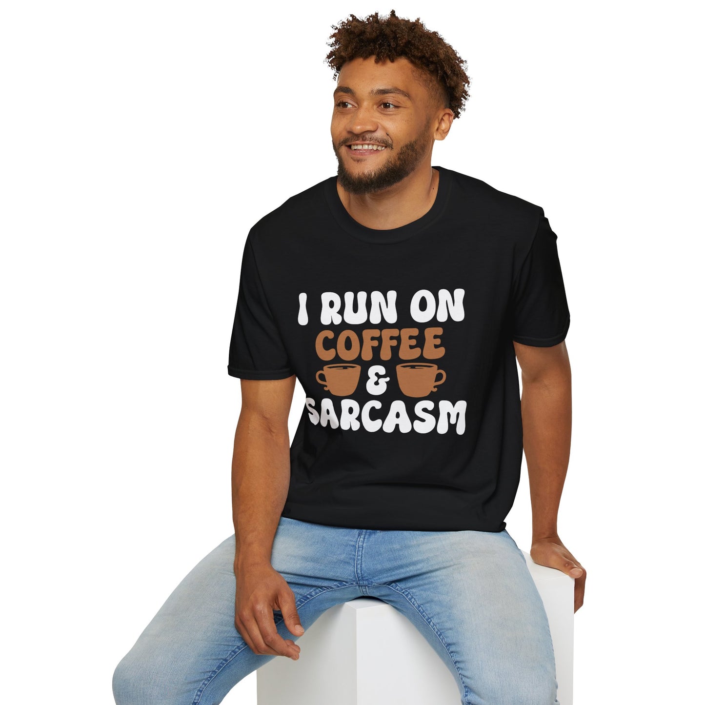 Sarcasm And Coffee Unisex T-Shirt