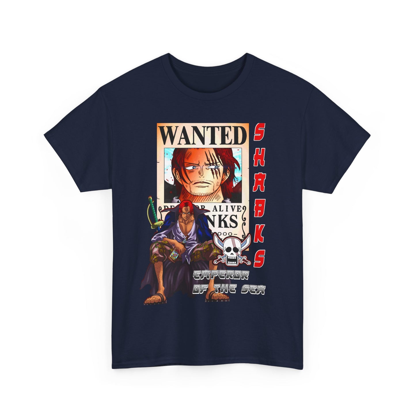 Anime One Piece Shanks Unisex Tee Shirt