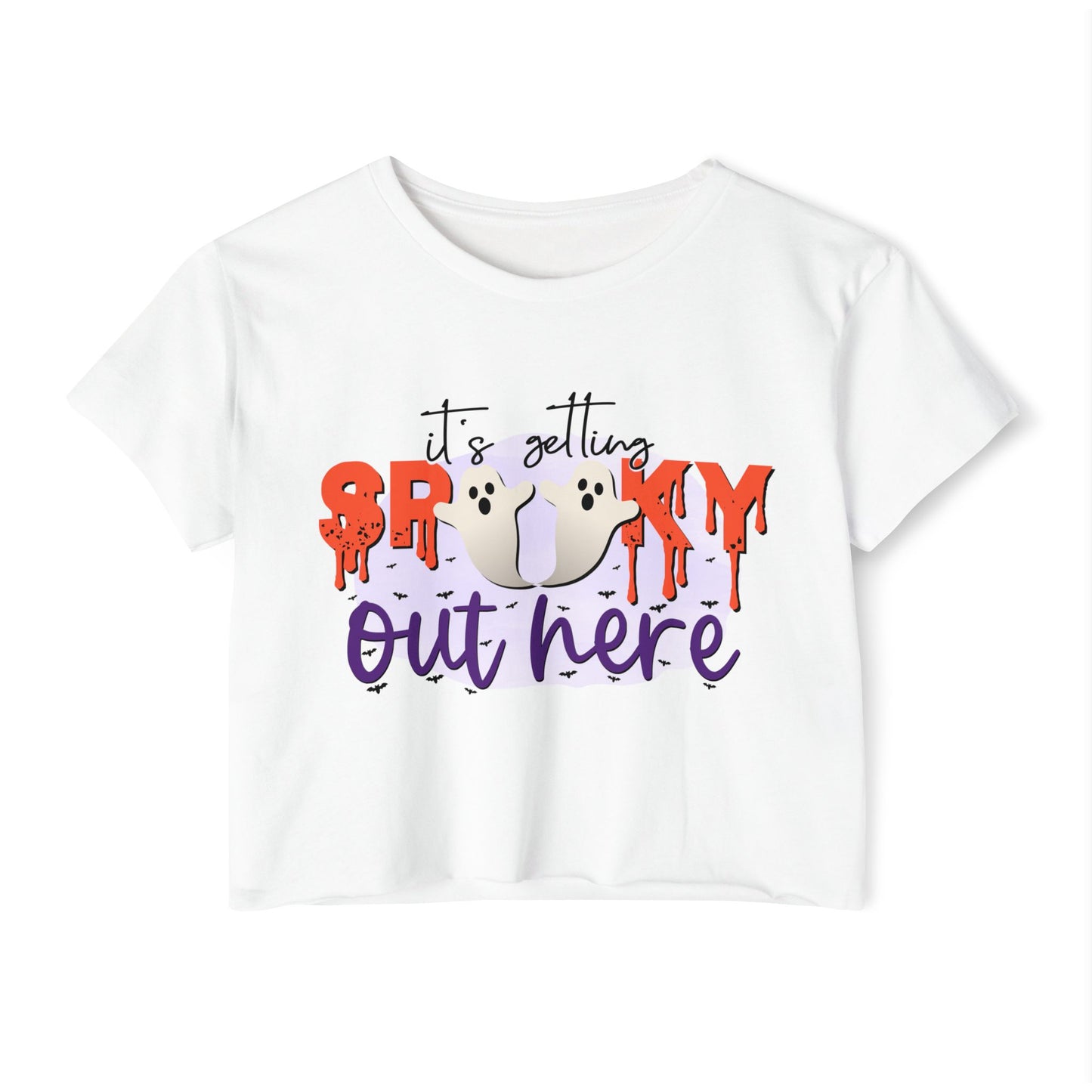 Spooky Halloween Women's Festival Crop Top
