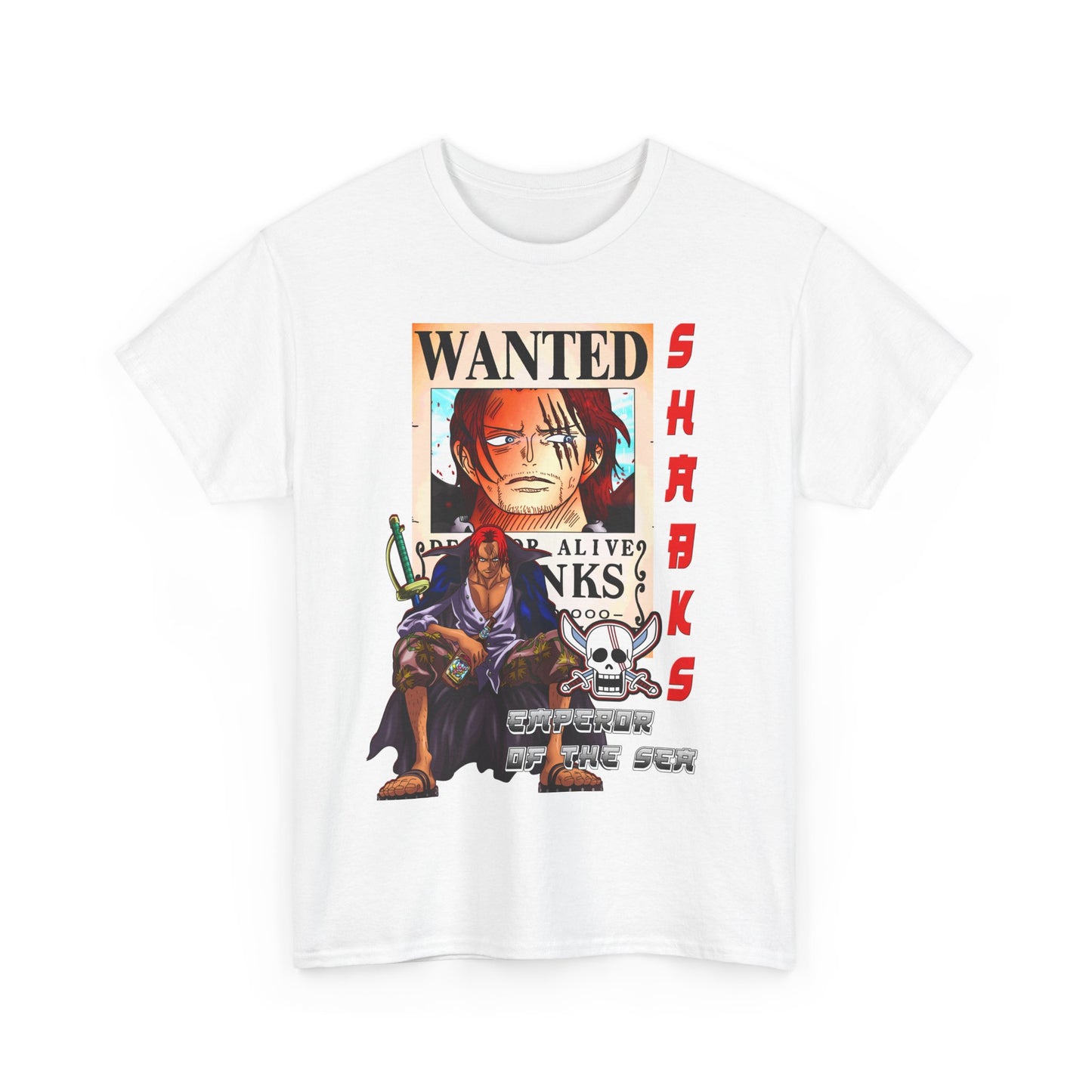 Anime One Piece Shanks Unisex Tee Shirt