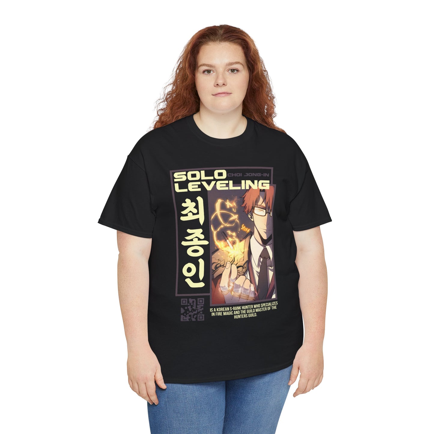 Solo Leveling Graphic Tee - Unisex Heavy Cotton T-Shirt