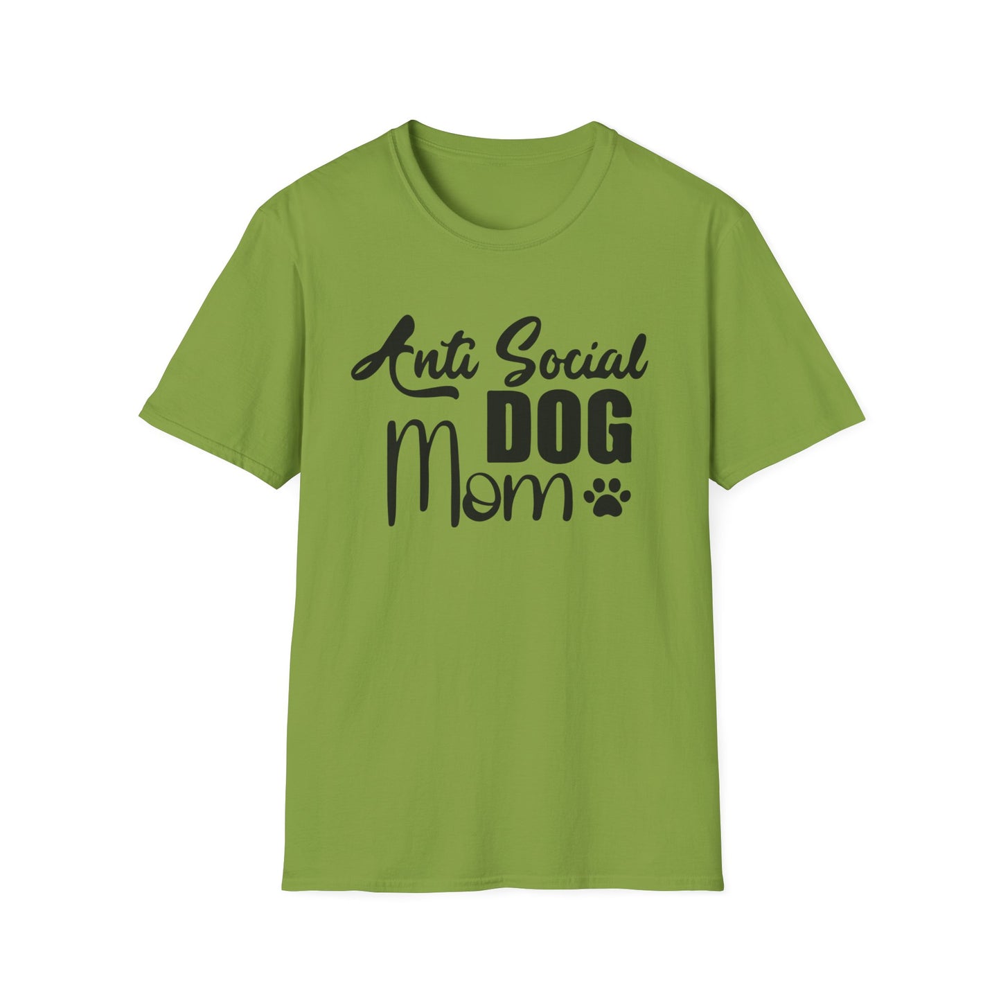 Anti-Social Dog Mom Women Softstyle T-Shirt