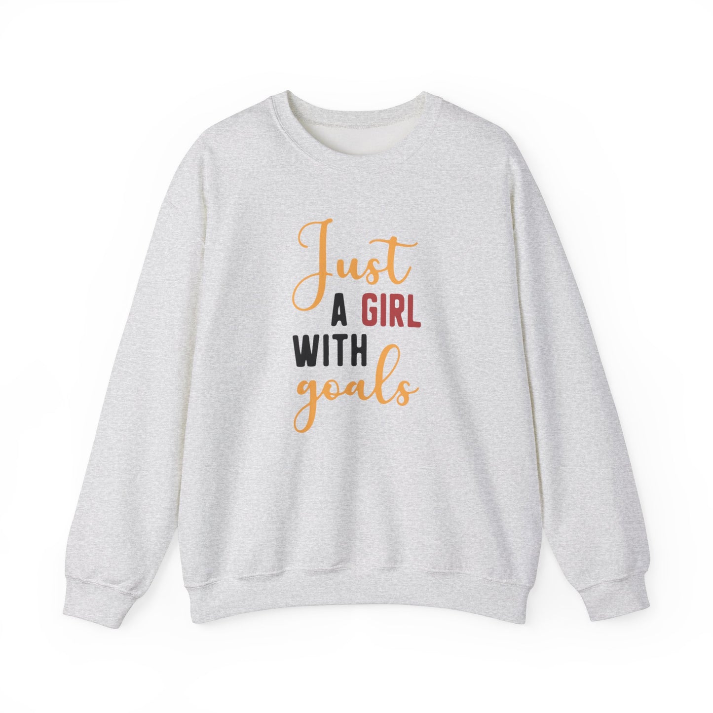 Girl With Goals Heavy Blend™ Crewneck Sweatshirt