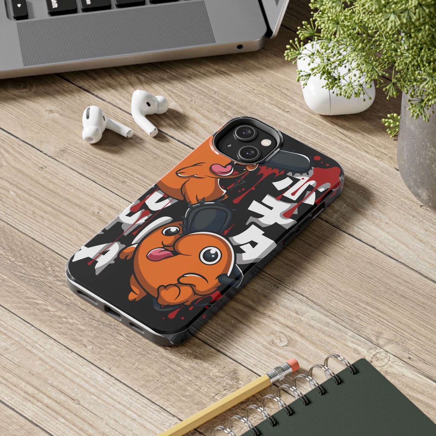 Chainsaw Man | Anime Tough Phone Case with Playful Characters