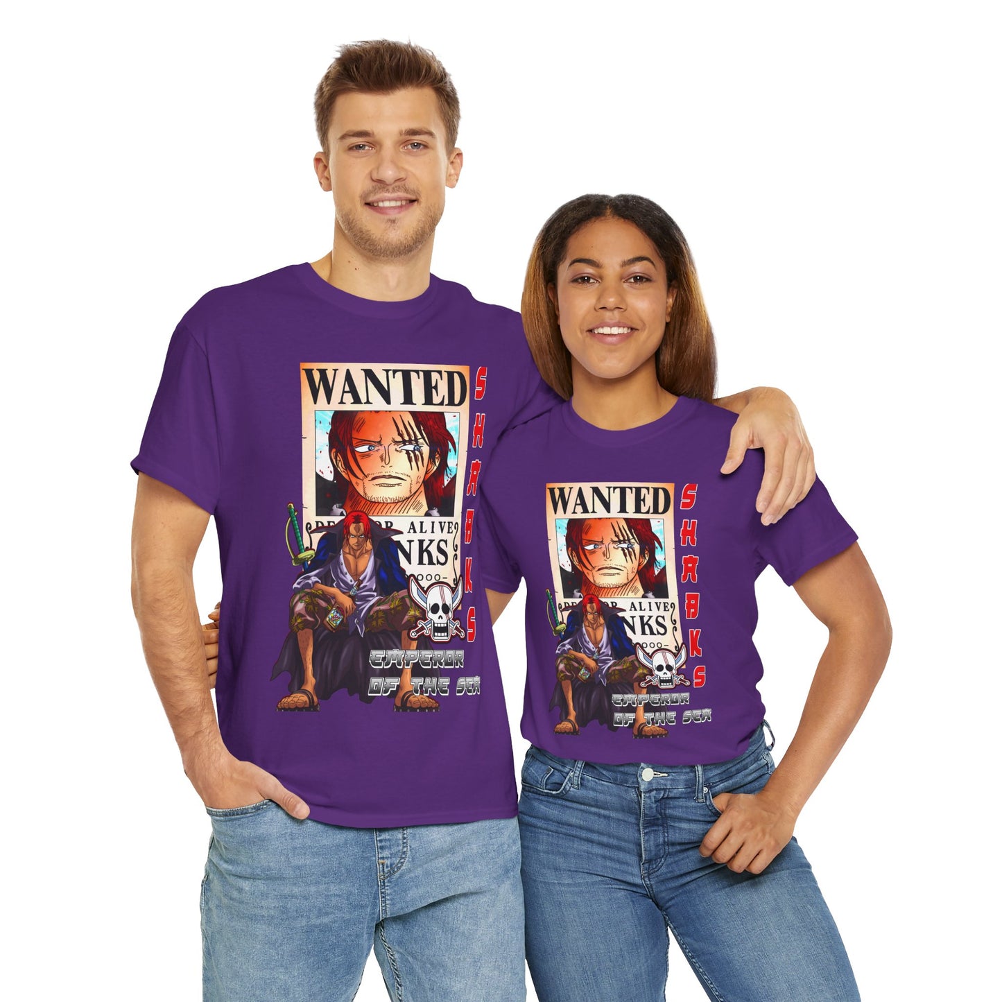 Anime One Piece Shanks Unisex Tee Shirt