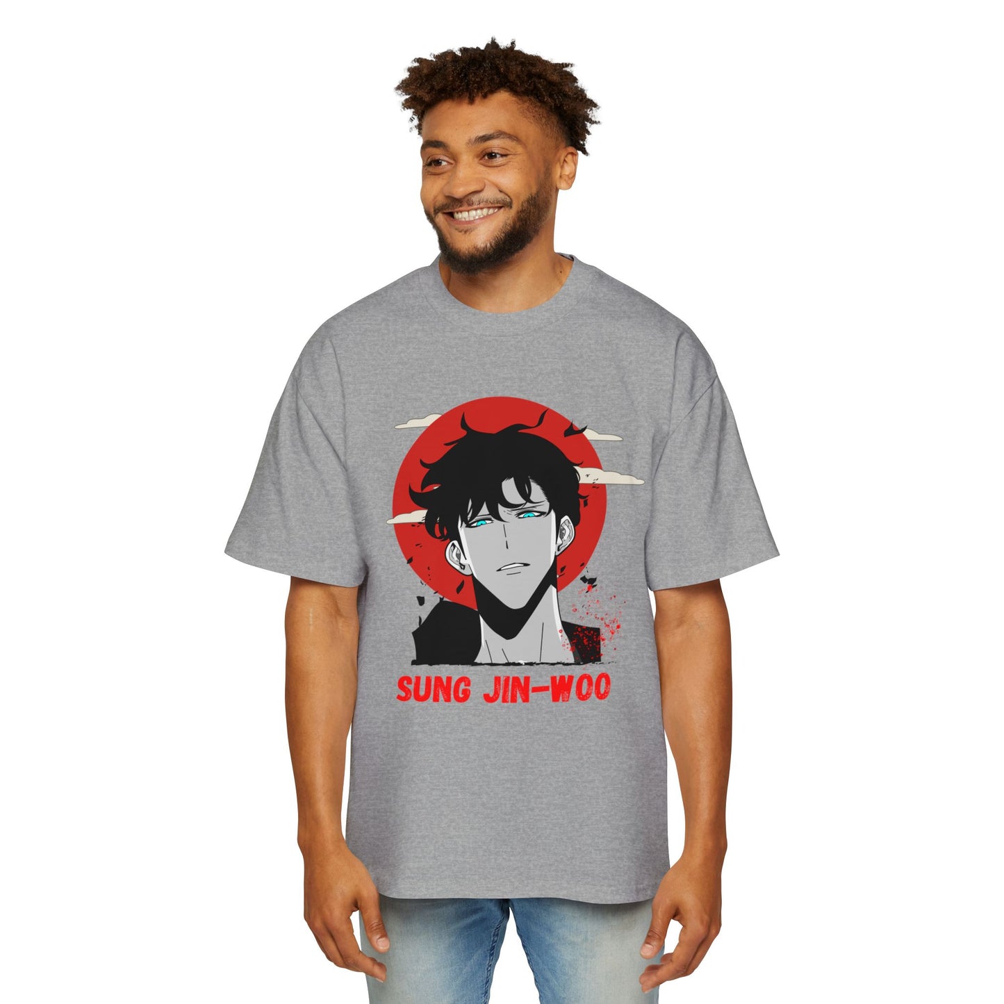 Sung Jin-Woo Graphic Oversized Tee for Anime Fans premium quality
