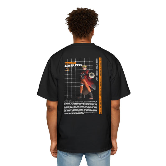 Naruto Anime Men's Heavy Oversized Tee