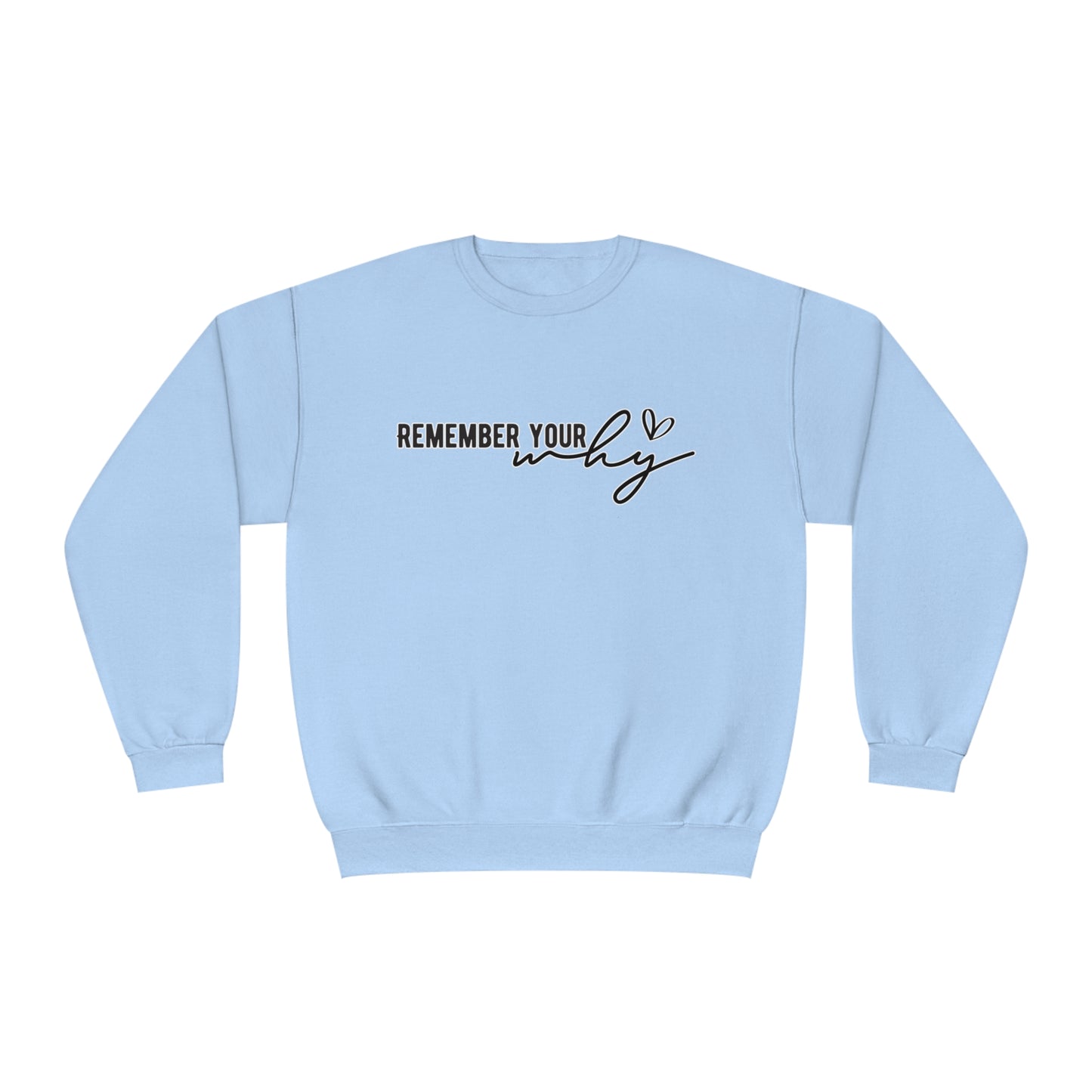 Women Crewneck Sweatshirt - Remember Your Why NuBlend®