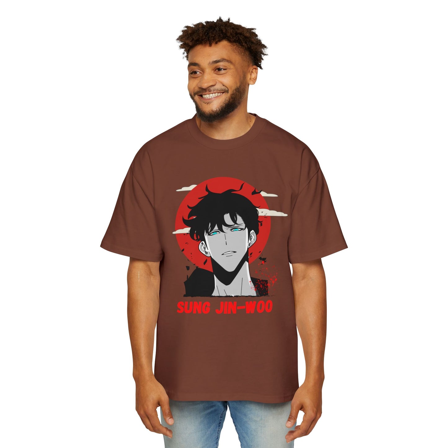 Sung Jin-Woo Graphic Oversized Tee for Anime Fans premium quality