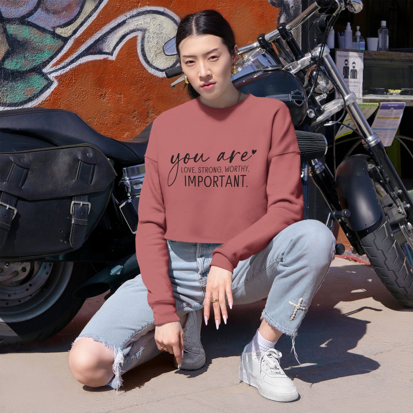 Cropped Sweatshirt for Women