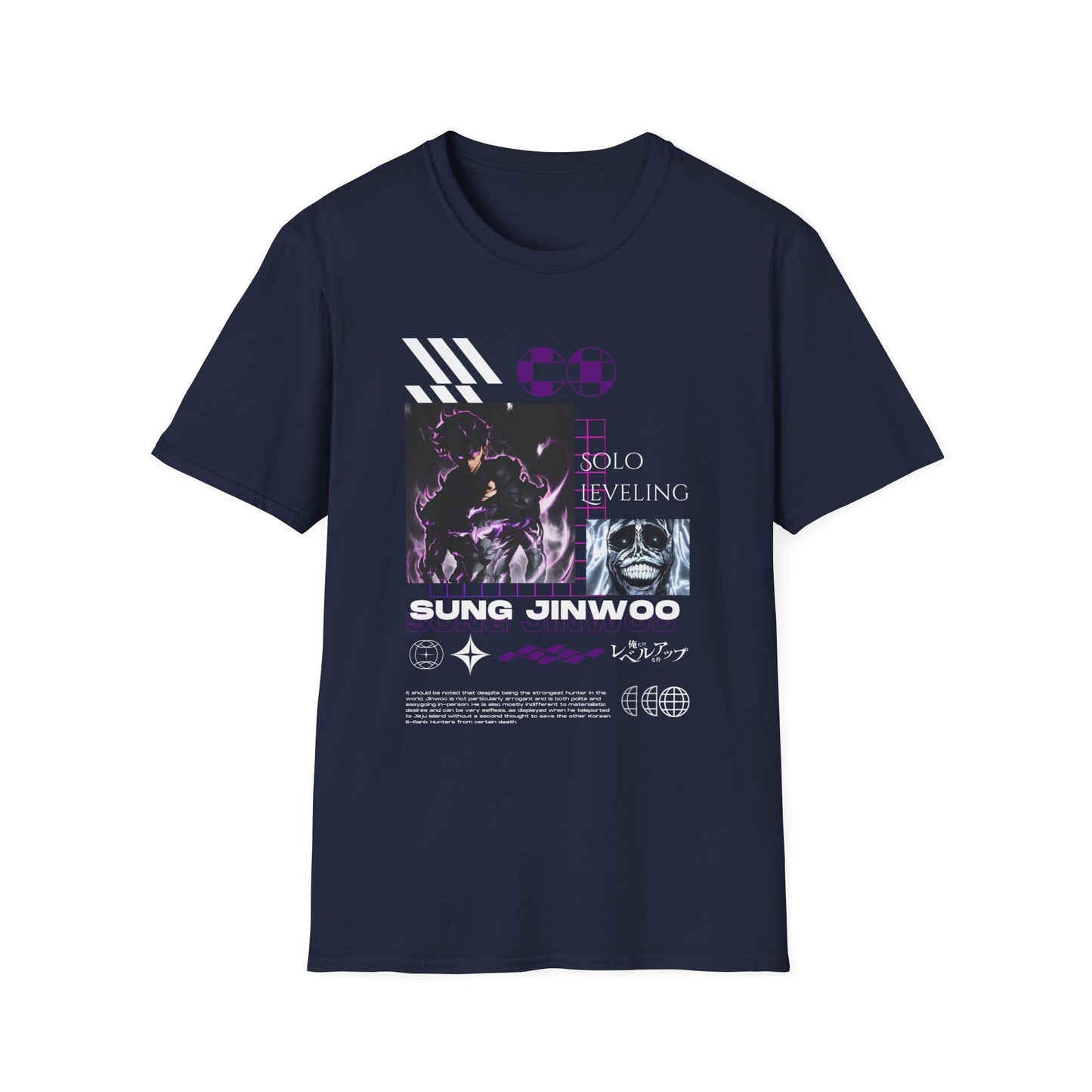 Solo Leveling Sung Jinwoo Unisex T-Shirt softstyle