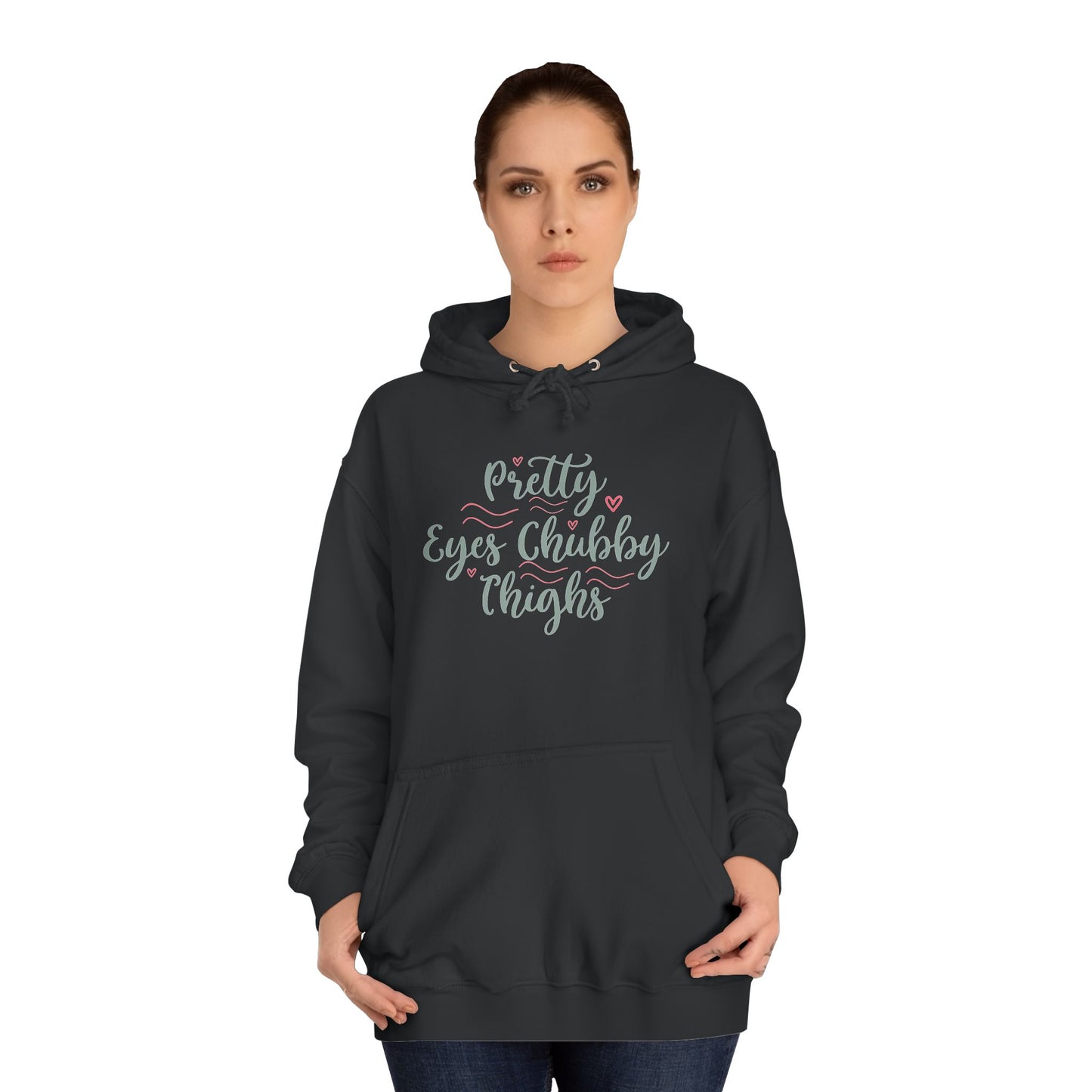 Chubby Chicks College Hoodie