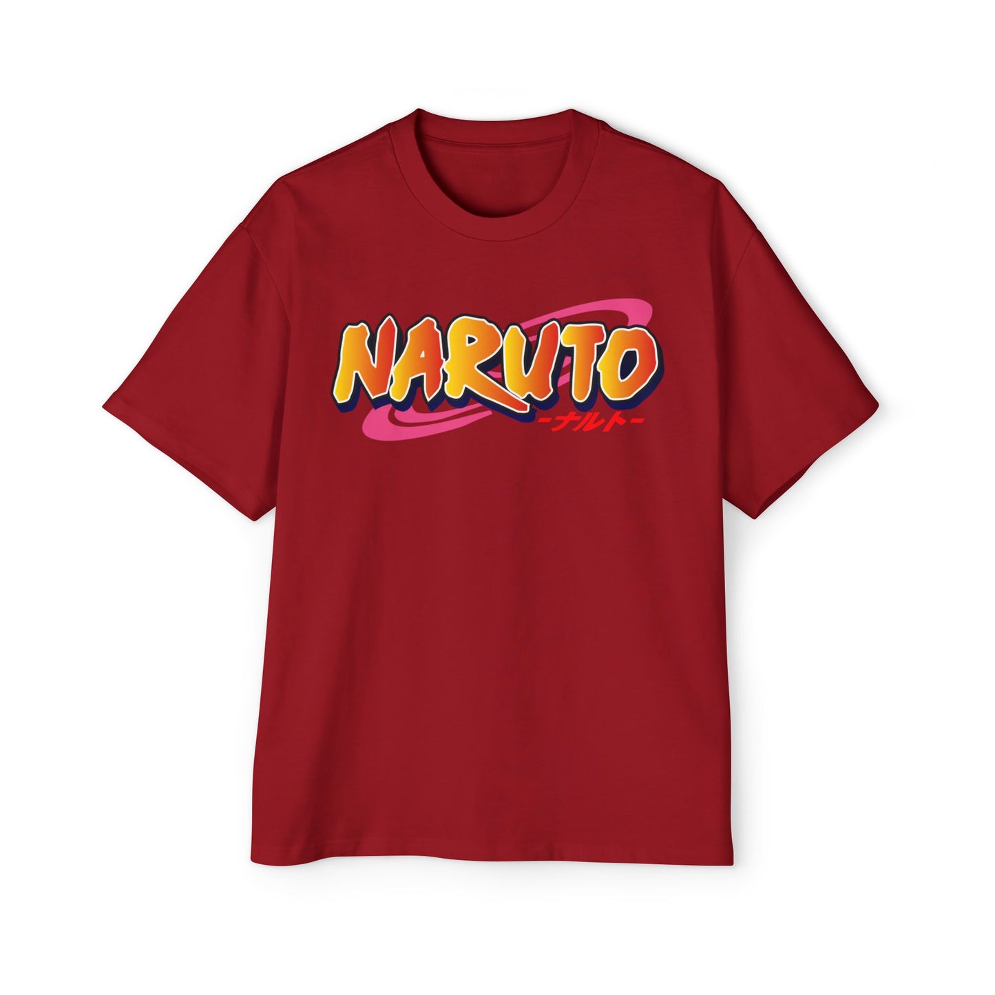 Naruto Anime Men's Heavy Oversized Tee