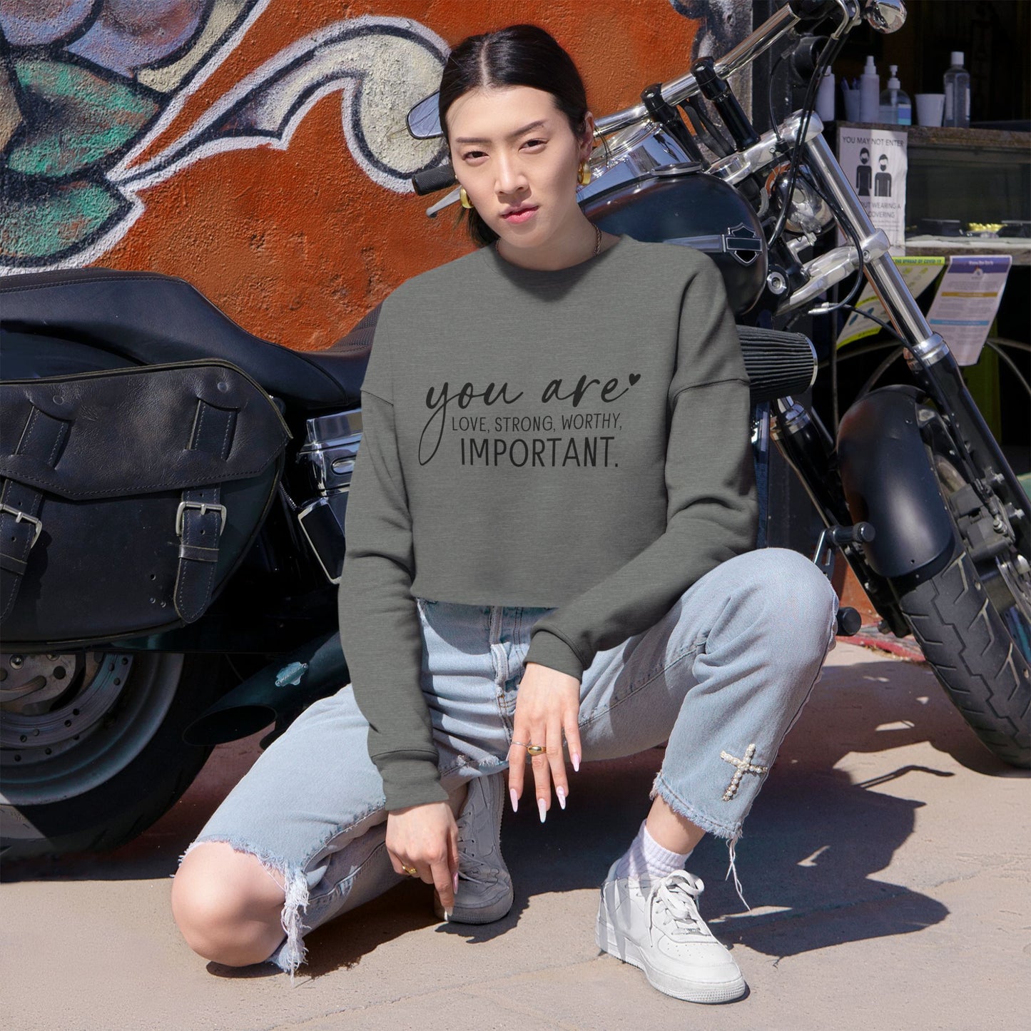 Cropped Sweatshirt for Women