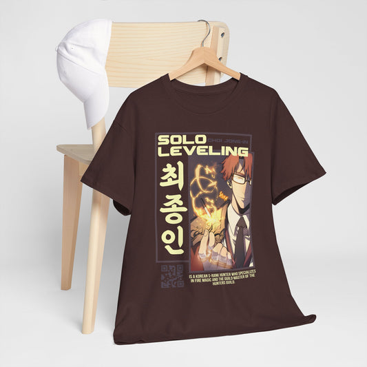 Solo Leveling Graphic Tee - Unisex Heavy Cotton T-Shirt