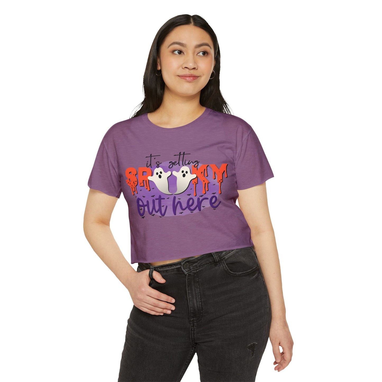 Spooky Halloween Women's Festival Crop Top
