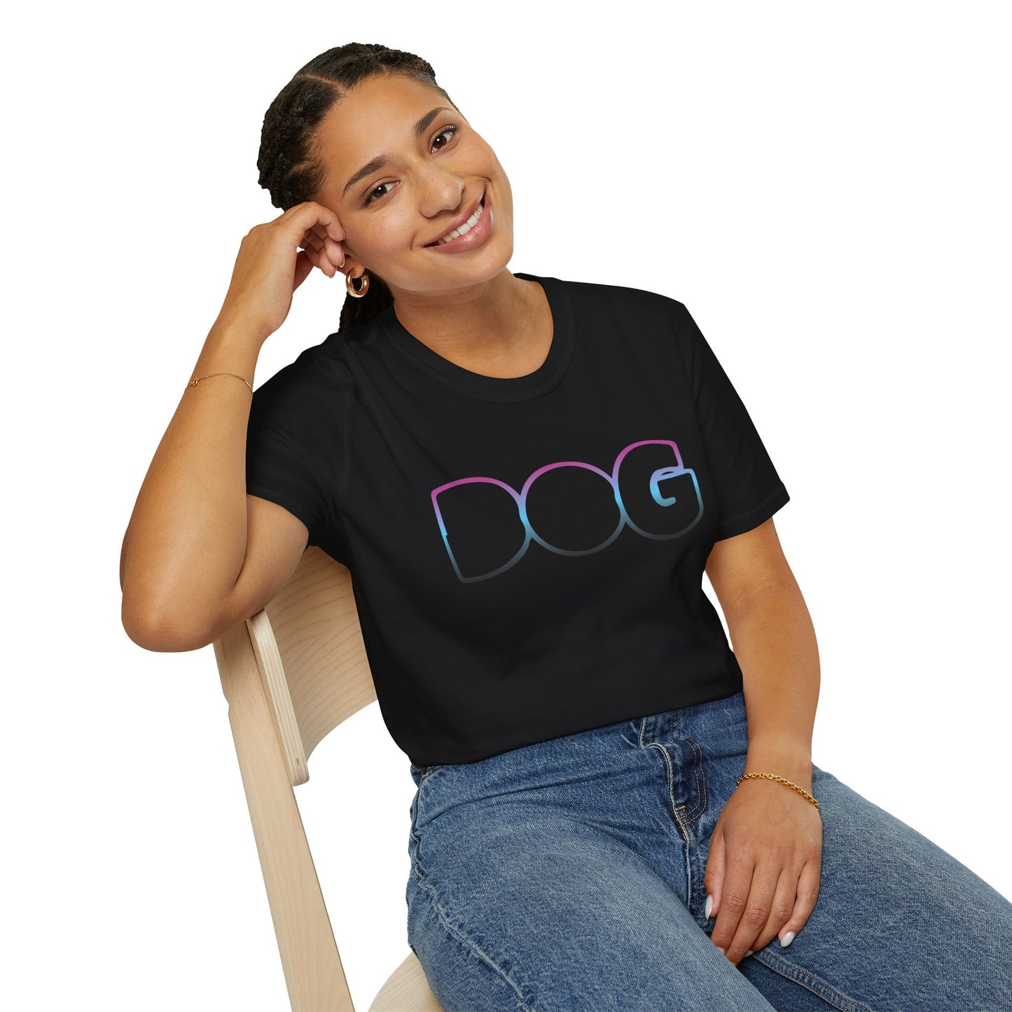 Fun Dog Graphic Unisex Softstyle T-Shirt - Perfect for Pet Lovers