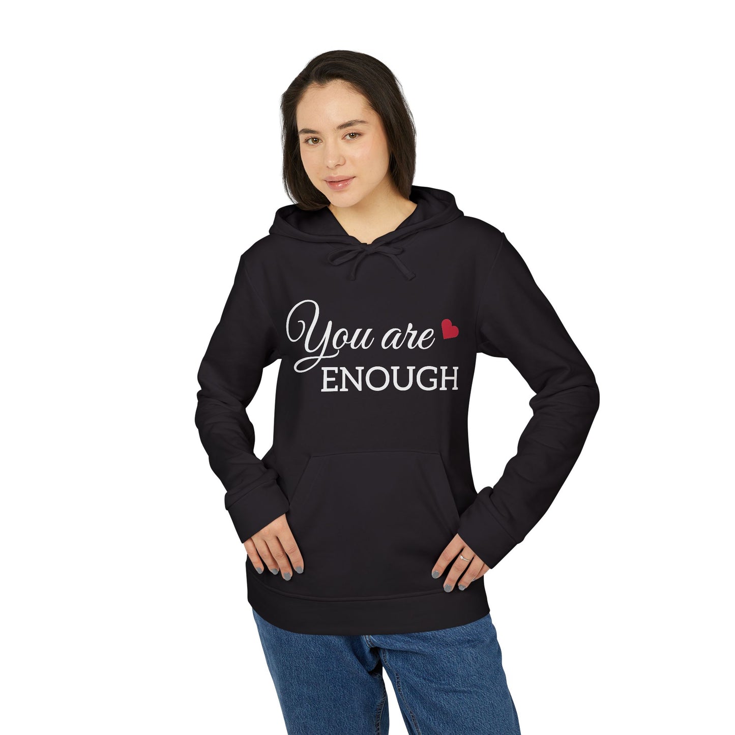 You Are Enough | Adidas Unisex Fleece Hoodie