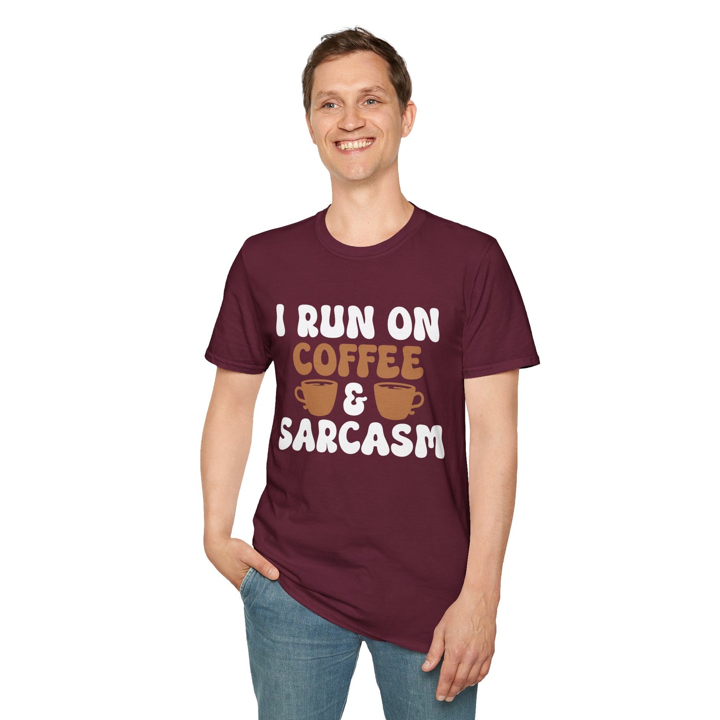 Sarcasm And Coffee Unisex T-Shirt