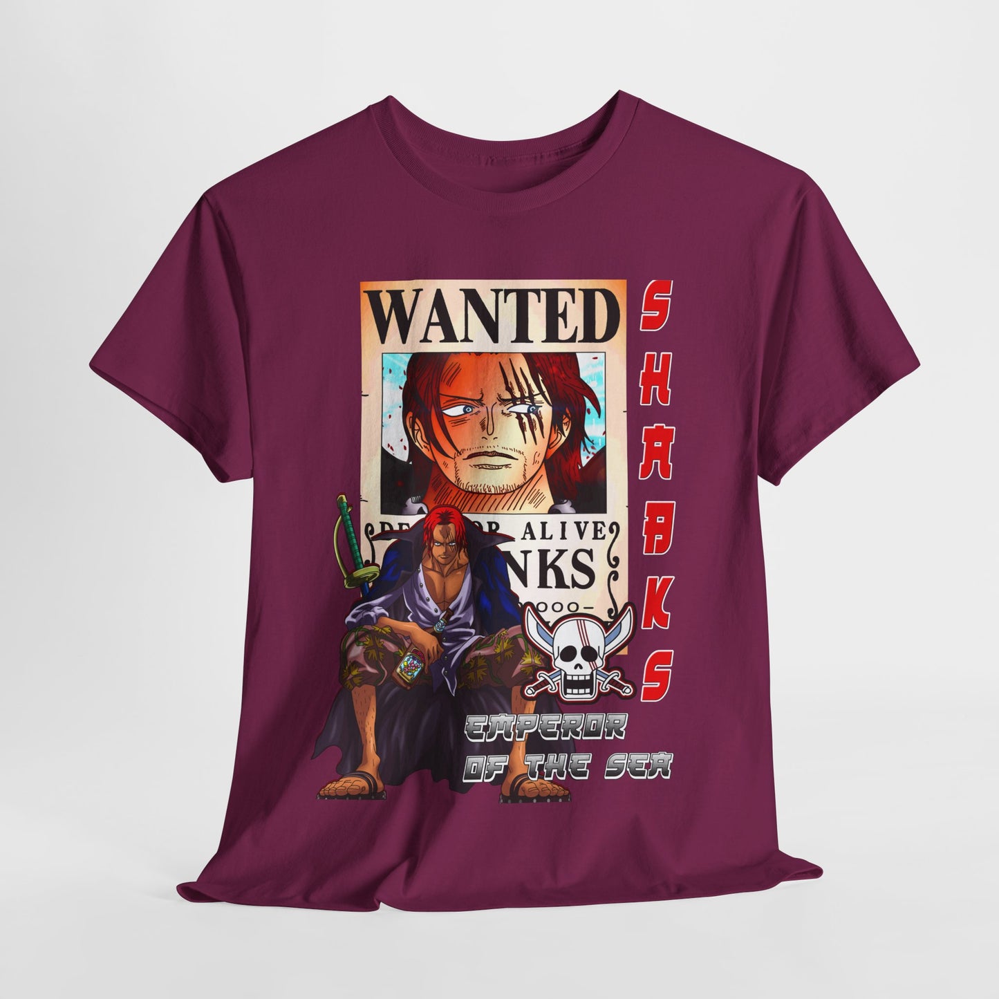 Anime One Piece Shanks Unisex Tee Shirt