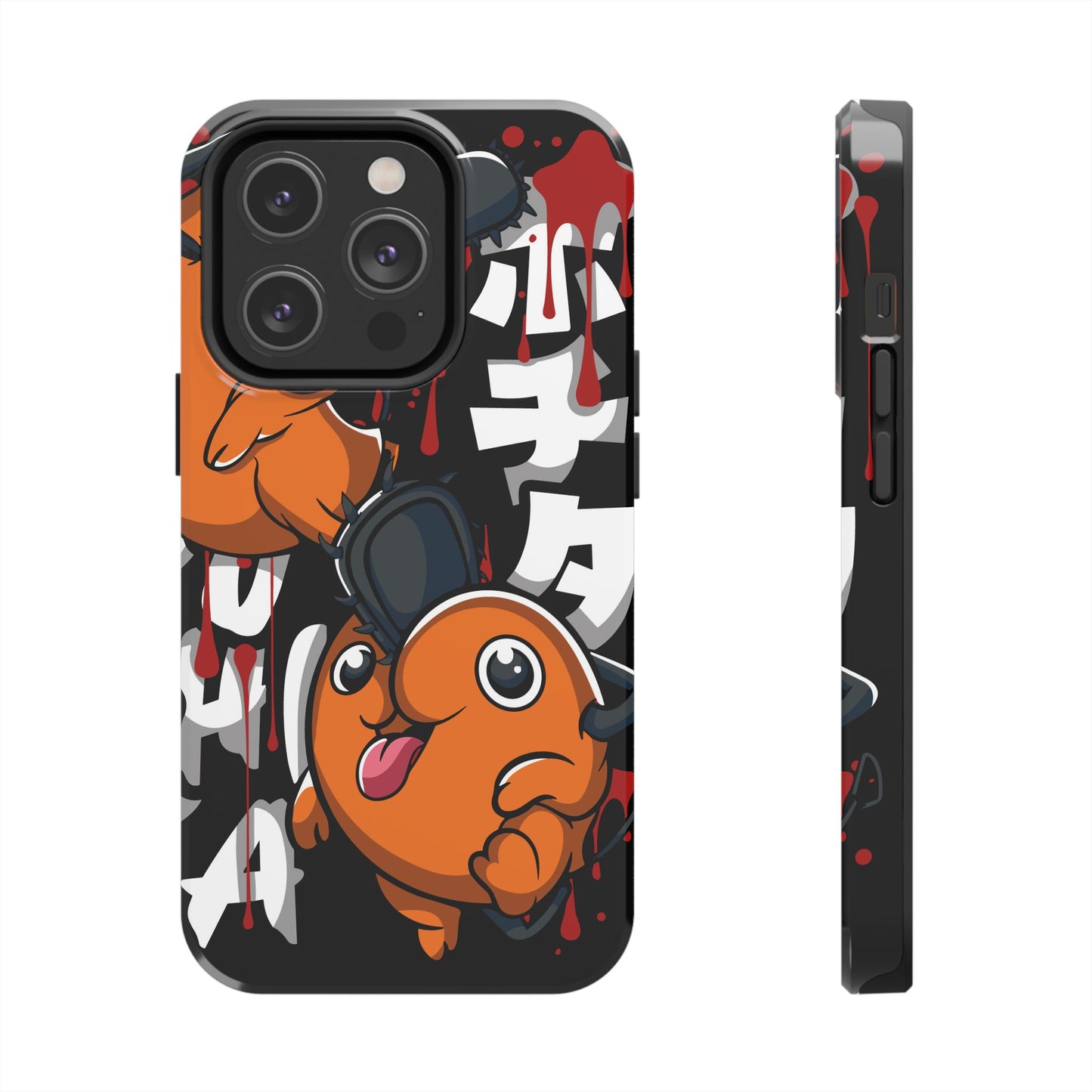 Chainsaw Man | Anime Tough Phone Case with Playful Characters