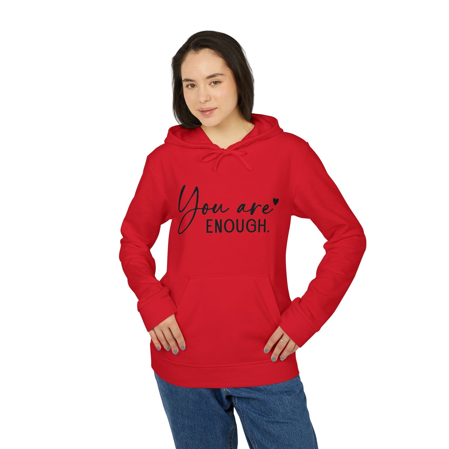 You Are Enough | Adidas Unisex Fleece Hoodie