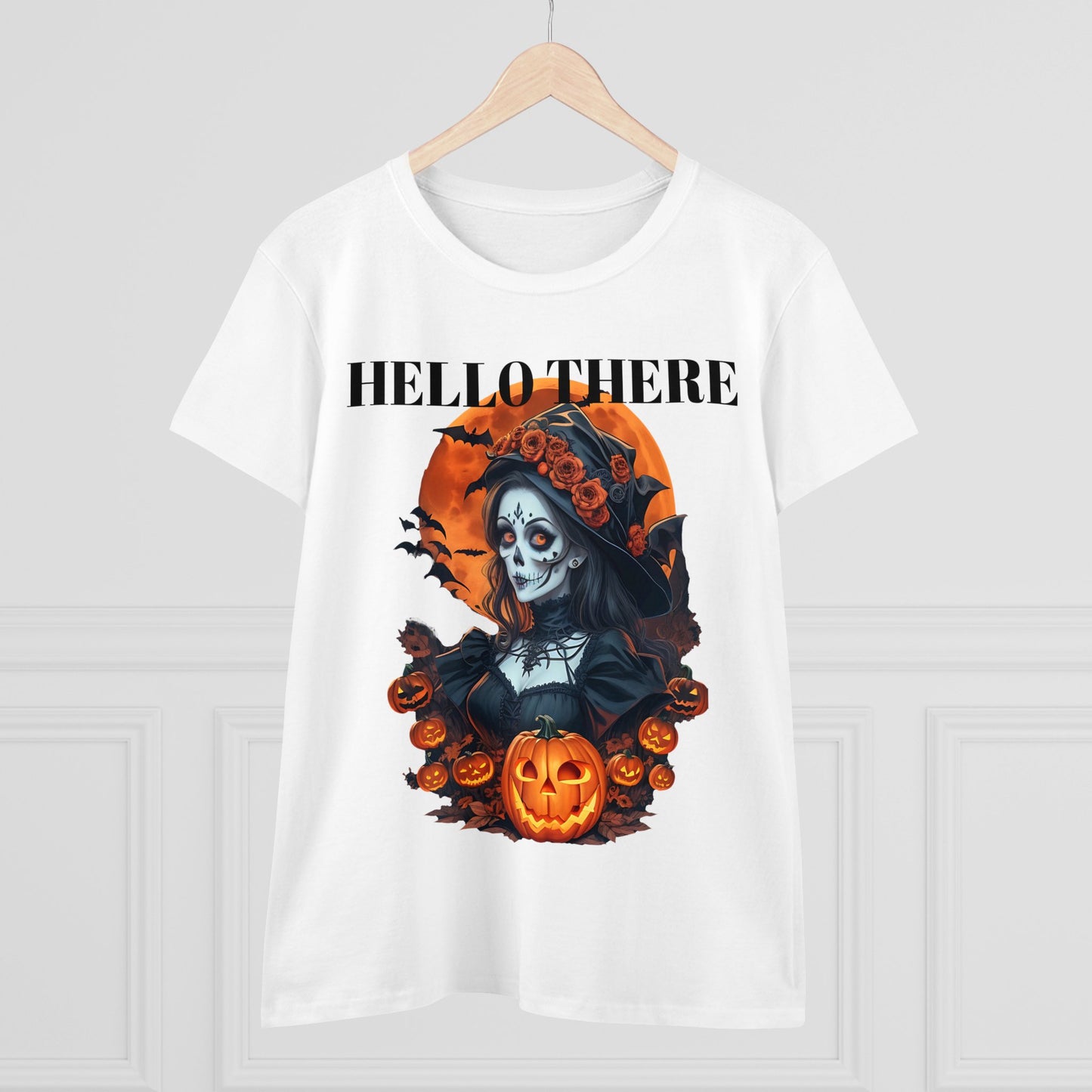 Halloween Women's Midweight Cotton Tee