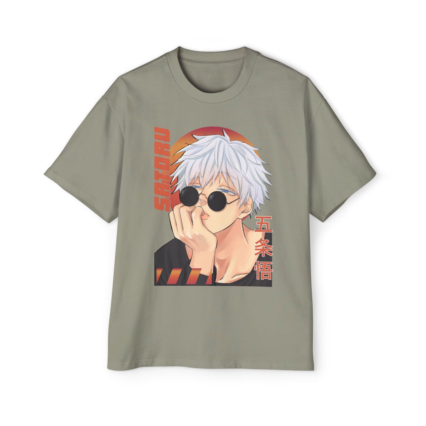 Anime Heavy Oversized Unisex Tee - Gojo Satoru Design