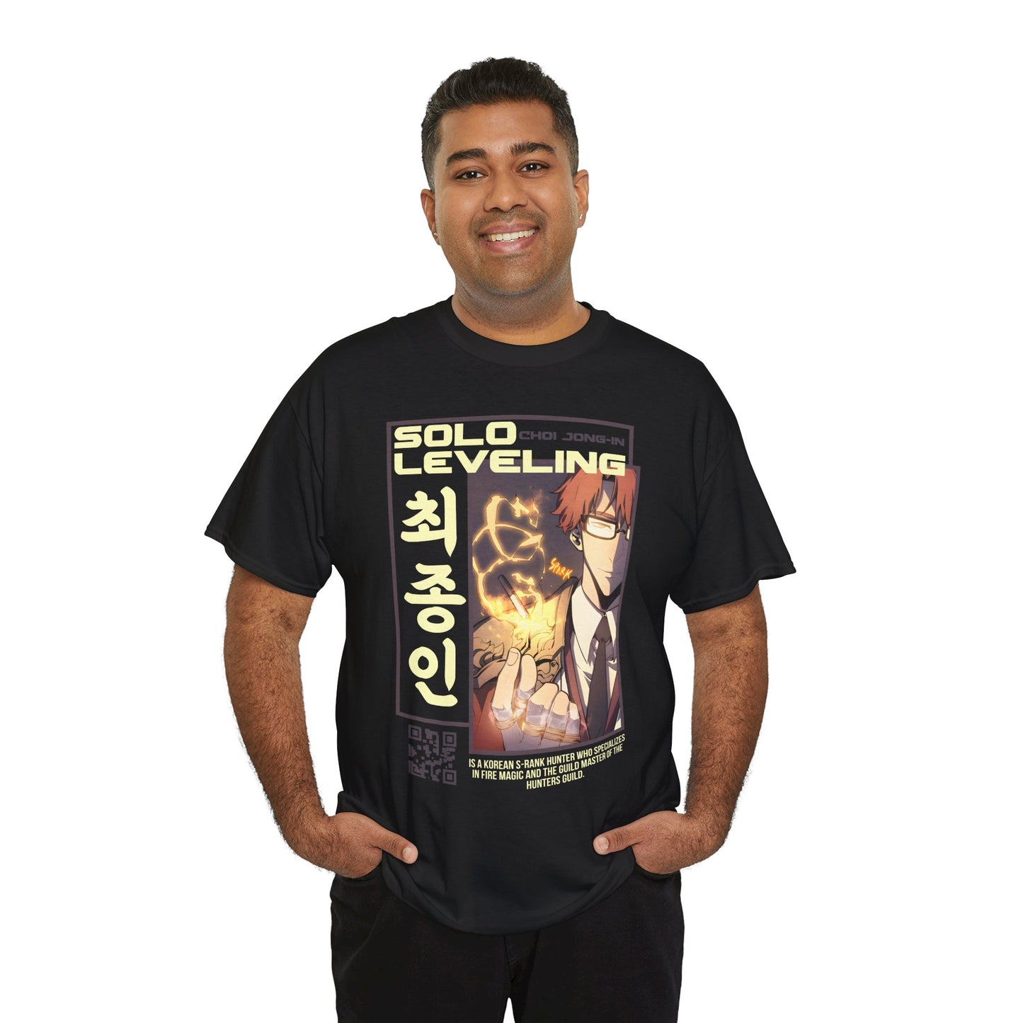 Solo Leveling Graphic Tee - Unisex Heavy Cotton T-Shirt