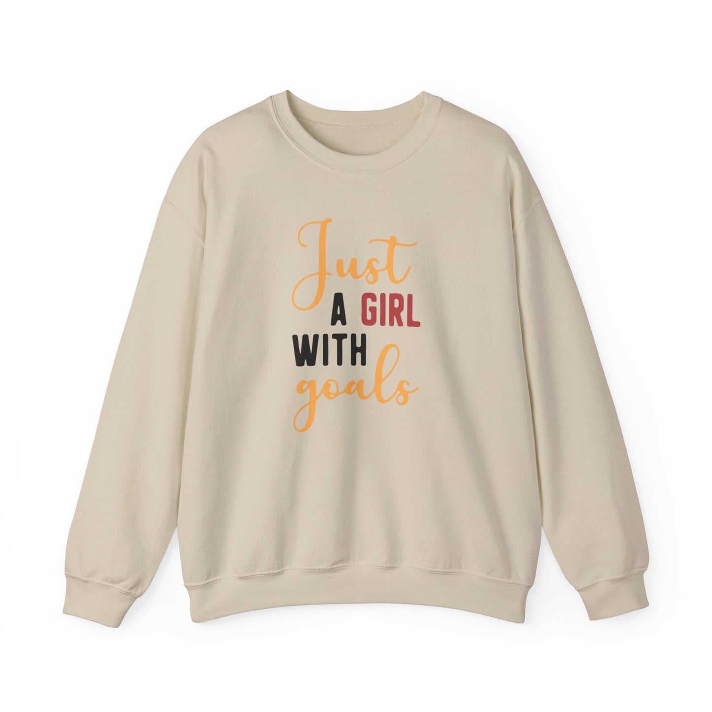 Girl With Goals Heavy Blend™ Crewneck Sweatshirt
