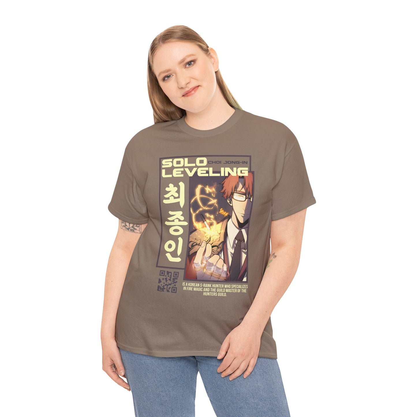 Solo Leveling Graphic Tee - Unisex Heavy Cotton T-Shirt