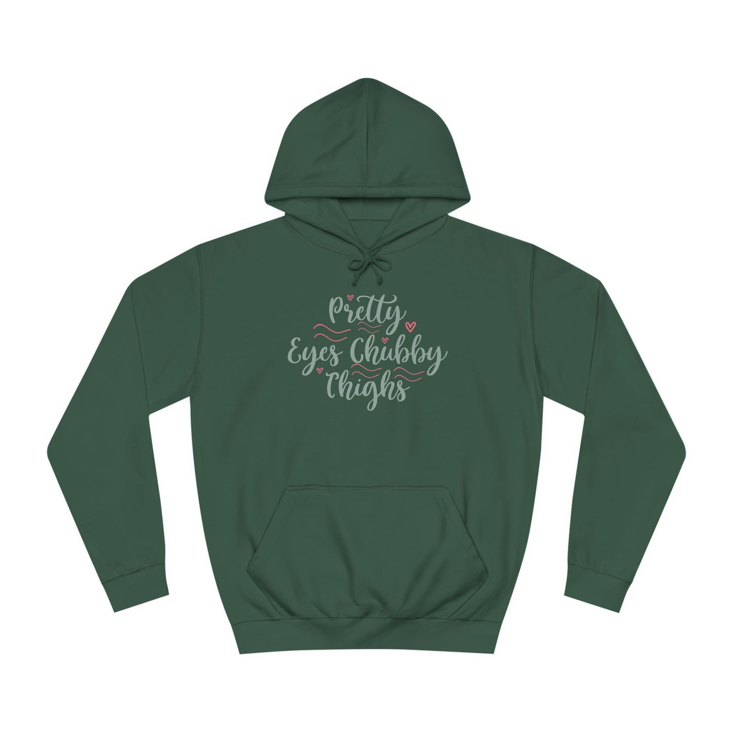 Chubby Chicks College Hoodie