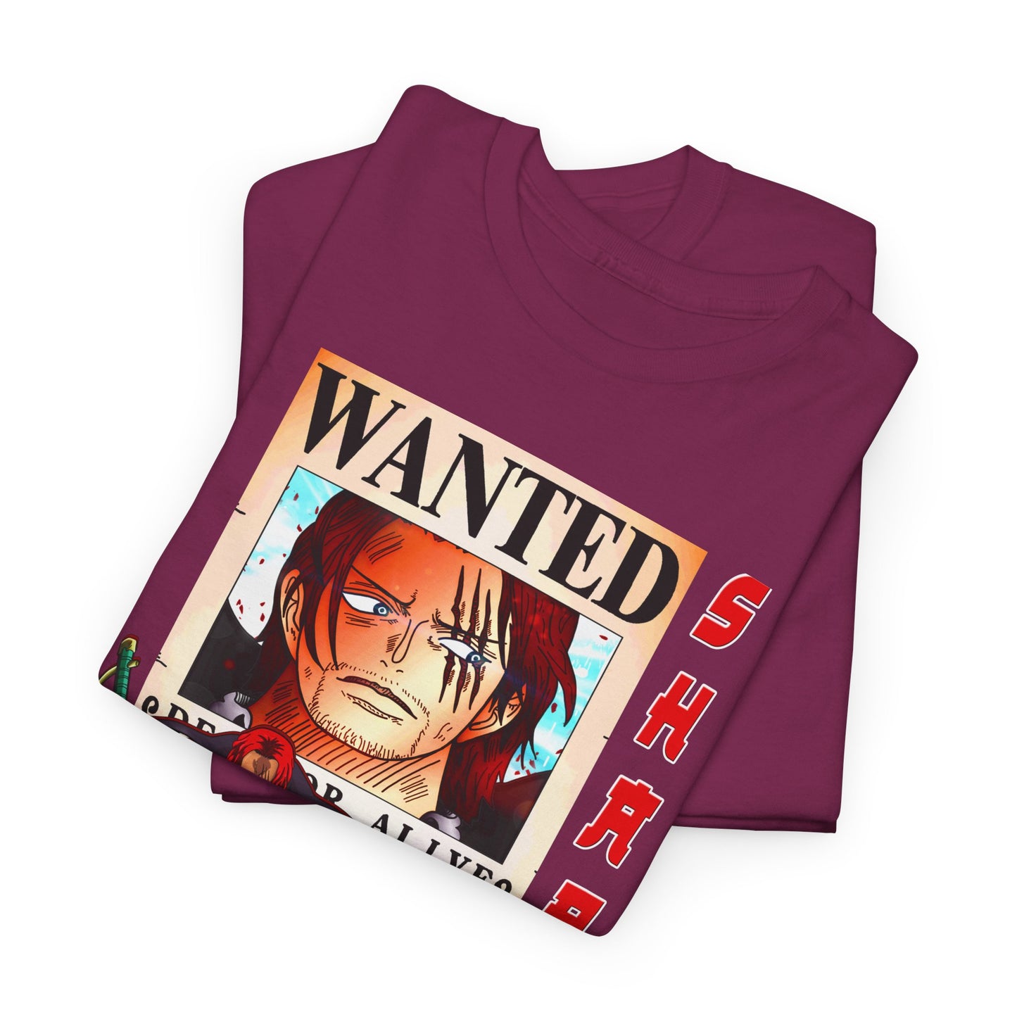 Anime One Piece Shanks Unisex Tee Shirt