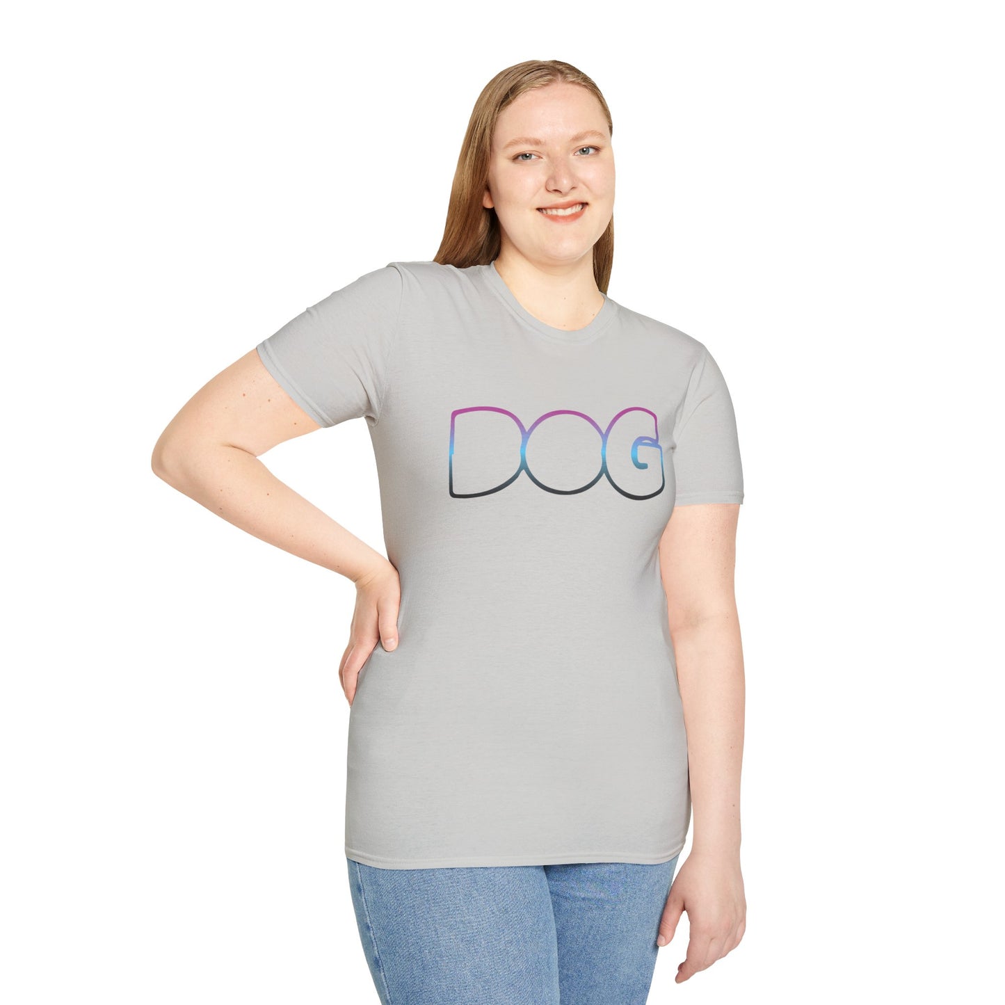 Fun Dog Graphic Unisex Softstyle T-Shirt - Perfect for Pet Lovers