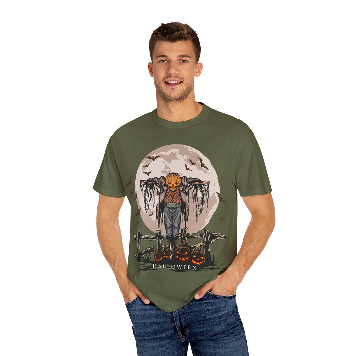 Halloween Unisex Garment-Dyed T-shirt