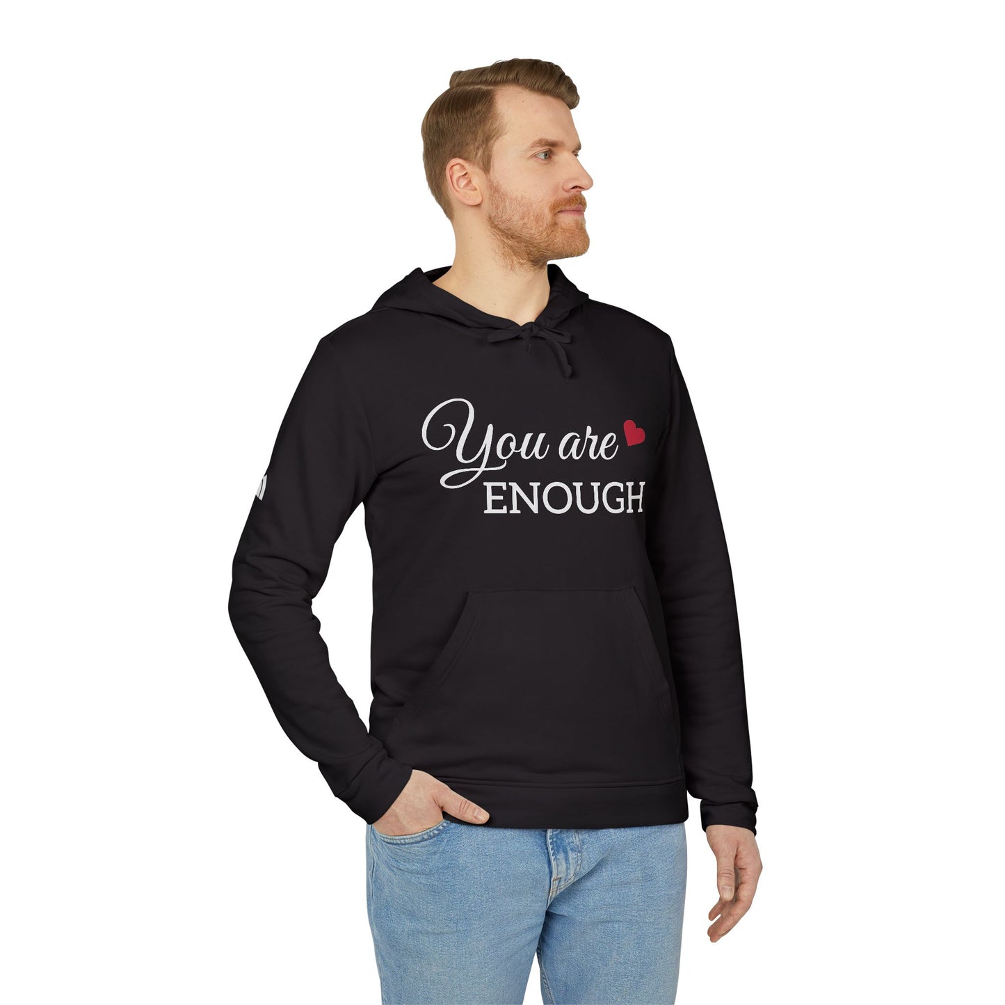 You Are Enough | Adidas Unisex Fleece Hoodie