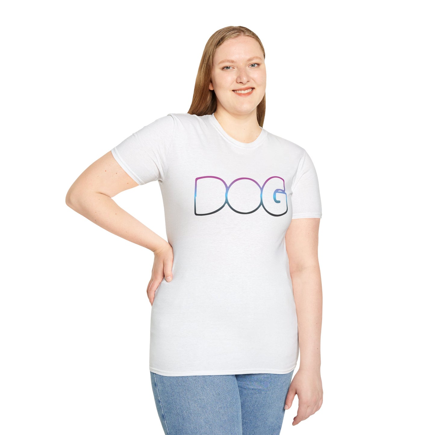 Fun Dog Graphic Unisex Softstyle T-Shirt - Perfect for Pet Lovers