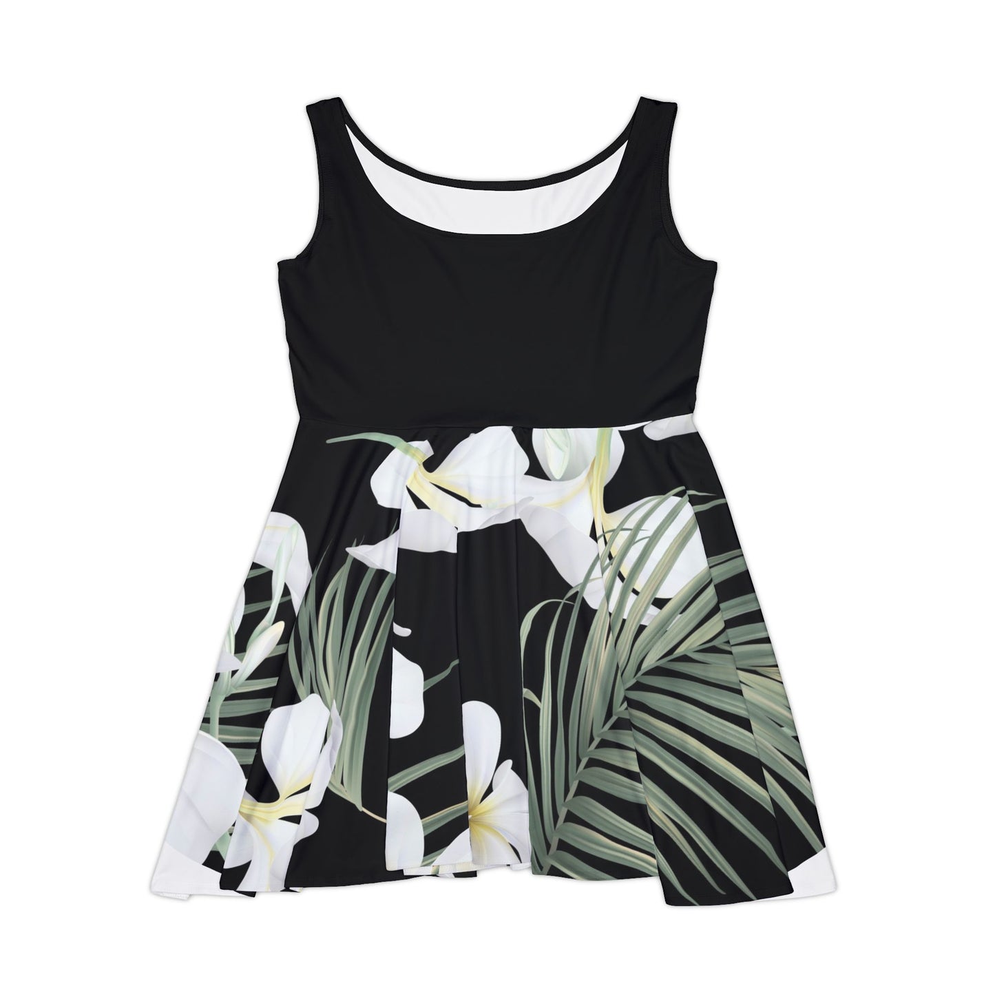 Floral Pattern Skater Dress