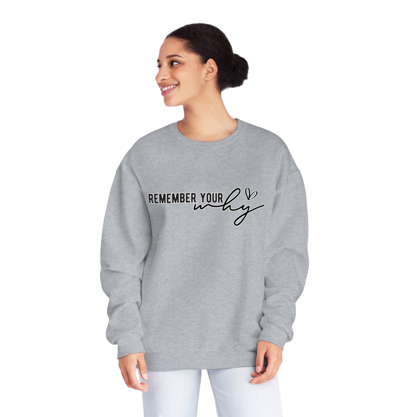Women Crewneck Sweatshirt - Remember Your Why NuBlend®