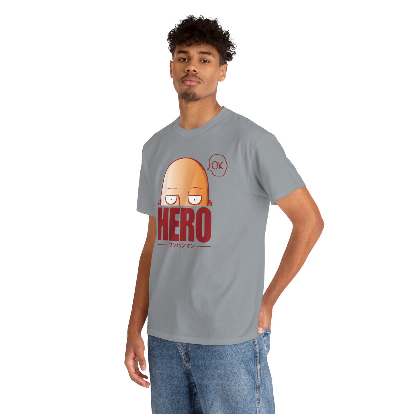 Hero Unisex Heavy Cotton Tee - One Punch Man Design