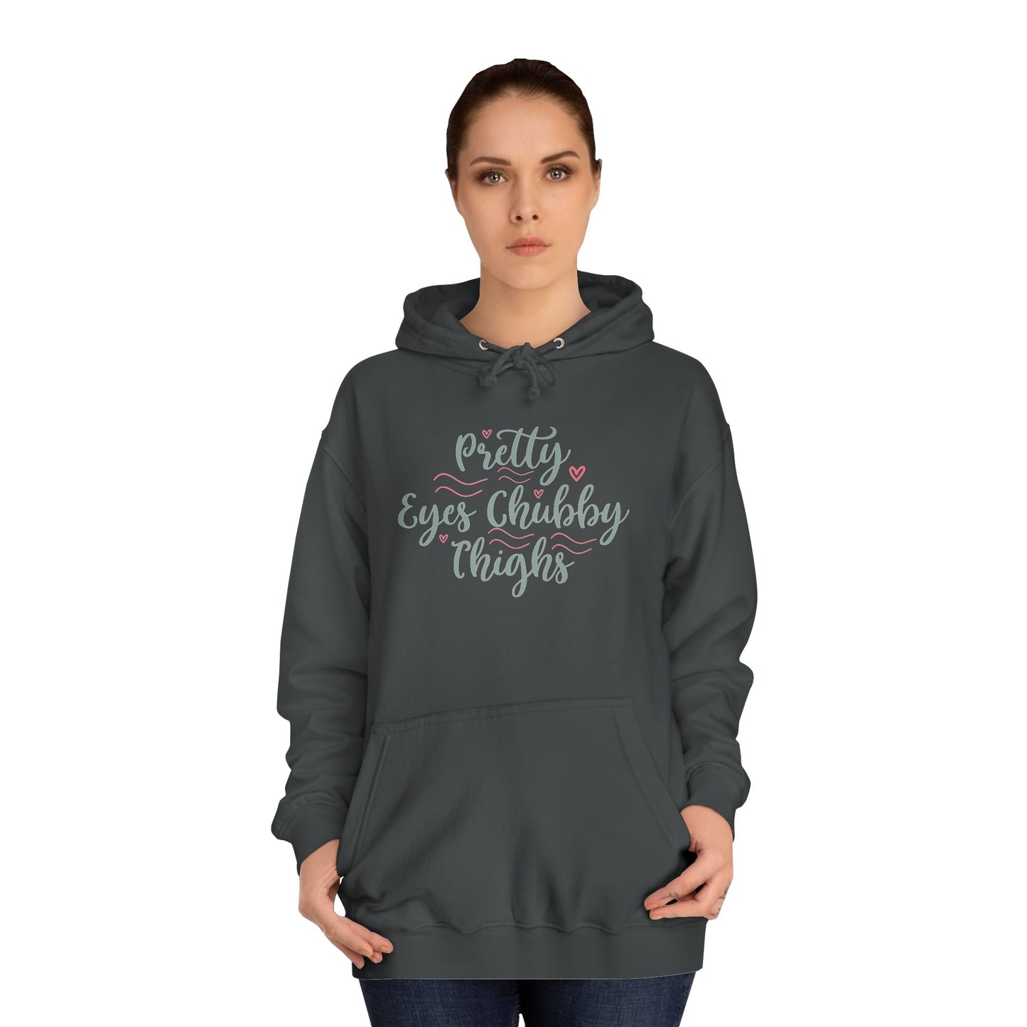 Chubby Chicks College Hoodie