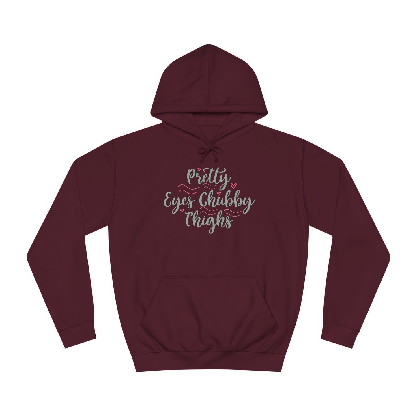 Chubby Chicks College Hoodie